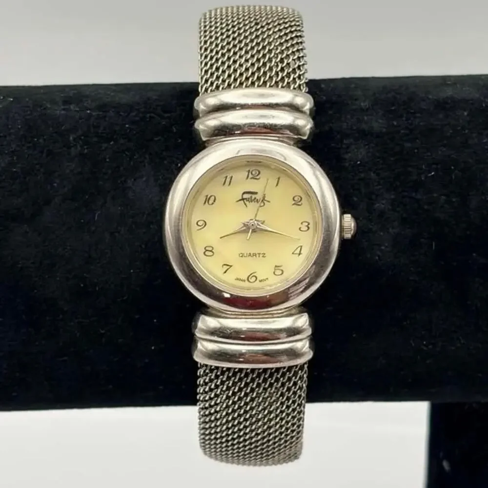 Silver Falenge Cuff Watch